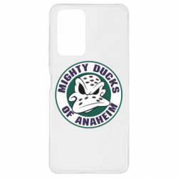 Чехол для Xiaomi Redmi Note 10 Pro Anaheim Mighty Ducks Logo - PrintSalon