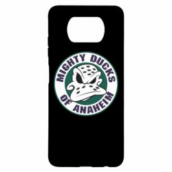 Чехол для Xiaomi Poco X3 Anaheim Mighty Ducks Logo - PrintSalon