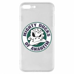 Чехол для iPhone 8 Plus Anaheim Mighty Ducks Logo - PrintSalon