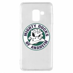 Чехол для Samsung A8 2018 Anaheim Mighty Ducks Logo - PrintSalon