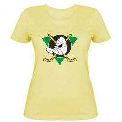 Женская футболка Anaheim Mighty Ducks - PrintSalon