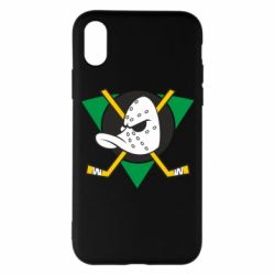Чехол для iPhone X/Xs Anaheim Mighty Ducks - PrintSalon