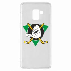 Чехол для Samsung A8+ 2018 Anaheim Mighty Ducks - PrintSalon