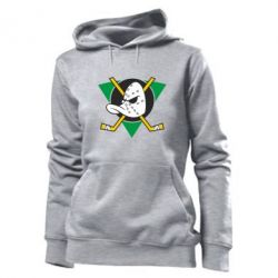Женское худи Anaheim Mighty Ducks - PrintSalon