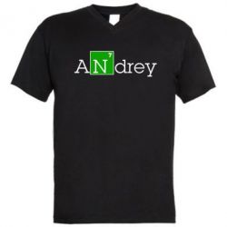Чоловіча футболка з V-подібним вирізом Andrey