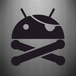 Наклейка Pirate Android