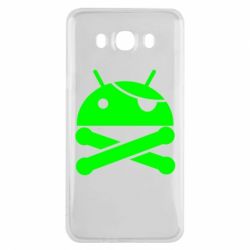 Чехол для Samsung J7 2016 Android Pirate - PrintSalon