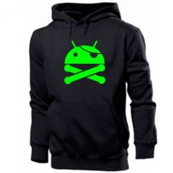 Мужское худи Android Pirate - PrintSalon