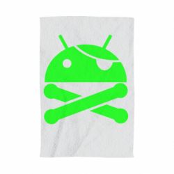 Полотенце с принтом Android Pirate - PrintSalon
