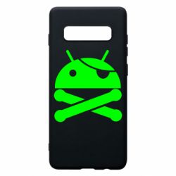 Чехол для Samsung S10+ Android Pirate - PrintSalon