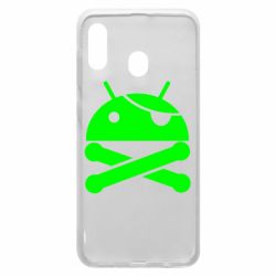 Чехол для Samsung A30 Android Pirate - PrintSalon