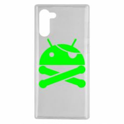 Чехол для Samsung Note 10 Android Pirate - PrintSalon
