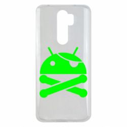Чехол для Xiaomi Redmi Note 8 Pro Android Pirate - PrintSalon