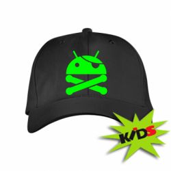 Детская кепка Android Pirate - PrintSalon
