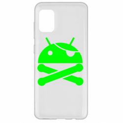 Чехол для Samsung A31 Android Pirate - PrintSalon