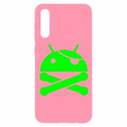 Чехол для Samsung A50 Android Pirate - PrintSalon