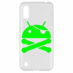Чехол для Samsung A01/M01 Android Pirate - PrintSalon