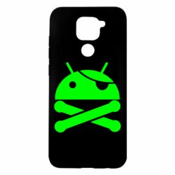 Чехол для Xiaomi Redmi Note 9/Redmi 10X Android Pirate - PrintSalon
