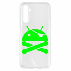 Чехол для Realme 6 Android Pirate - PrintSalon