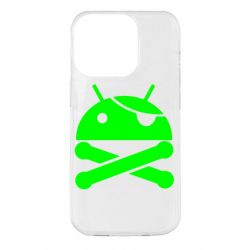 Чохол для iPhone 14 Pro Pirate Android-PrintSalon Чохол для iPhone 14 Pro Pirate Android