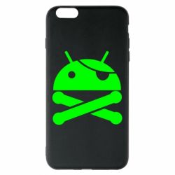 Чехол для iPhone 6 Plus/6S Plus Android Pirate - PrintSalon