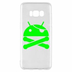 Чехол для Samsung S8 Android Pirate - PrintSalon