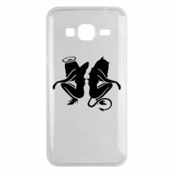 Чехол для Samsung J3 2016 Ангел и Демон - PrintSalon