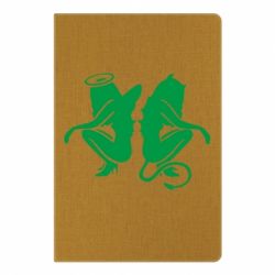 Блокнот з принтом Ангел і Демон