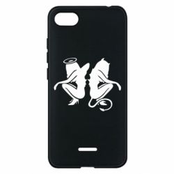 Чехол для Xiaomi Redmi 6A Ангел и Демон - PrintSalon