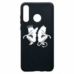 Чехол для Huawei P30 Lite Ангел и Демон - PrintSalon