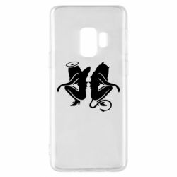 Чехол для Samsung S9 Ангел и Демон-PrintSalon Чехол для Samsung S9 Ангел и Демон