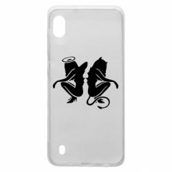 Чехол для Samsung A10 Ангел и Демон