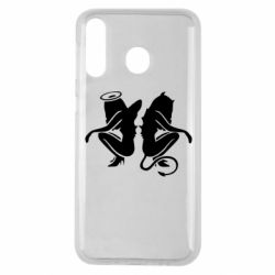 Чехол для Samsung M30 Ангел и Демон - PrintSalon