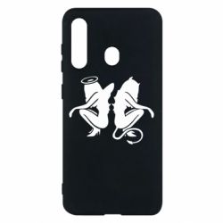 Чехол для Samsung M40 Ангел и Демон - PrintSalon