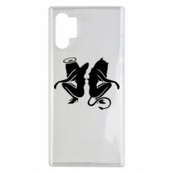 Чехол для Samsung Note 10 Plus Ангел и Демон - PrintSalon