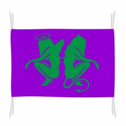 Флаг Ангел и Демон - PrintSalon