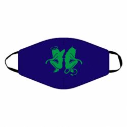 Маска многоразовая Ангел и Демон - PrintSalon