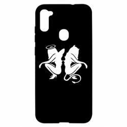 Чехол для Samsung A11/M11 Ангел и Демон - PrintSalon