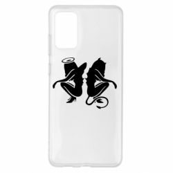 Чехол для Samsung S20+ Ангел и Демон - PrintSalon