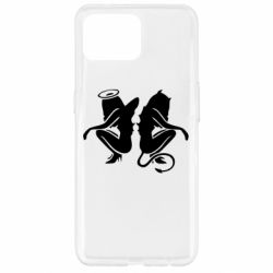 Чохол для Oppo Reno 4 Lite Ангел і Демон