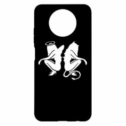 Чехол для Xiaomi Redmi Note 9 5G/Redmi Note 9T Ангел и Демон - PrintSalon