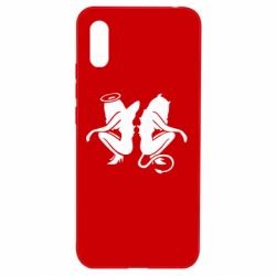 Чехол для Xiaomi Redmi 9a Ангел и Демон