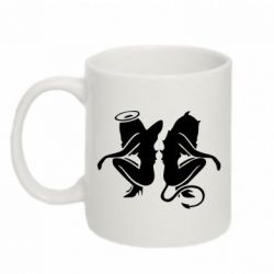 Чашка 320ml Ангел и Демон-PrintSalon Чашка 320ml Ангел и Демон