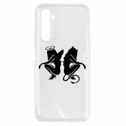 Чехол для Realme 6 Ангел и Демон - PrintSalon
