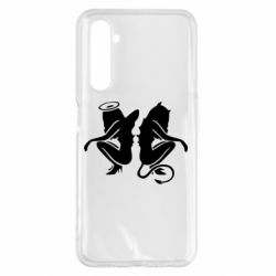 Чехол для Realme 6 Pro Ангел и Демон - PrintSalon