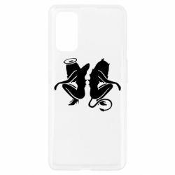 Чехол для Realme 7 Pro Ангел и Демон - PrintSalon