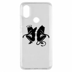 Чехол для Xiaomi Mi A2 Ангел и Демон - PrintSalon