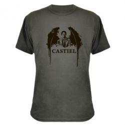 Камуфляжная футболка Ангел Кастиэль - PrintSalon