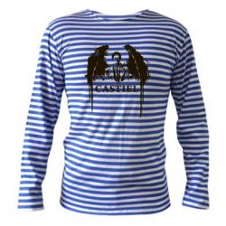 Тельняшка с длинным рукавом Ангел Кастиэль - PrintSalon