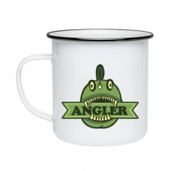 Кружка емальована Angler